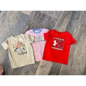 Boys 3T Shirt Bundle 12pc Under Armour Gap Marvel Bluey Mickey Paw Patrol Carter